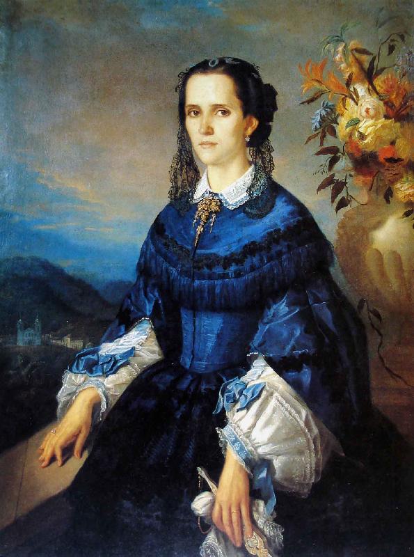 Adolfo Muller-Ury Portrait of the Baroness of Vassouras oil painting image